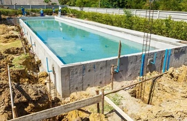 construction d une piscine